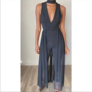 Black Cutout Jumpsuit